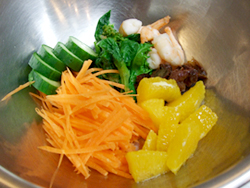 人参と小海老　3種かんきつ類のマヨネーズサラダ-作り方