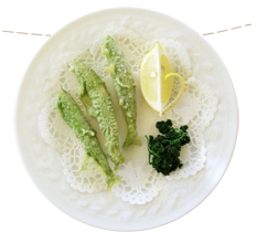 わかさぎのパセリ風味フリッター