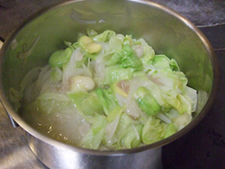 空豆のア・ラ・フランセーズ-作り方