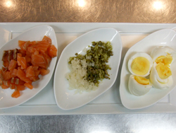 ポテトサラダ～&nbsp;スモークサーモンと卵のマヨネーズ仕立て～-作り方