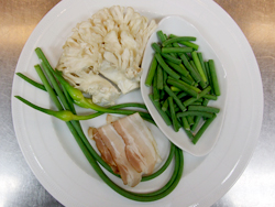 ポテトサラダ～&nbsp;にんにくの芽と白舞茸の温製仕立て～-作り方