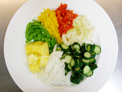 夏野菜のガスパチョ-作り方