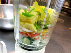 夏野菜のガスパチョ-作り方