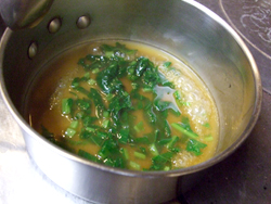 三色かぶらと甘鯛、カニのスフレ