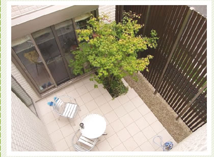 生活の中にとけこんだお庭