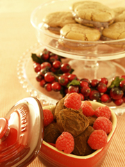 大きなマカロン(Choco&Berry)&Very Berry トリュフ