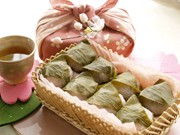 レンジで簡単桜餅