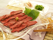 和牛たたきのゆず胡椒おろしソース