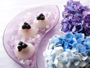 ブルーベリー水まんじゅう
