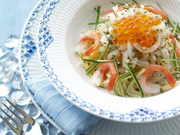 海の幸とトンブリの冷製カッペリーニ