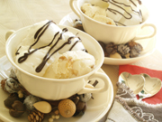 ショコラ・ウッフ・ア・ラ・ネージュ（メレンゲとチョコのお菓子）