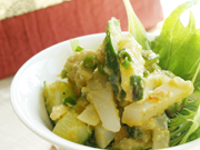 アボガドとやり烏賊の中華風サラダ