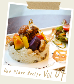 秋の味覚プレート